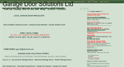 Desktop Screenshot of garagedoorsolutionsltd.co.uk